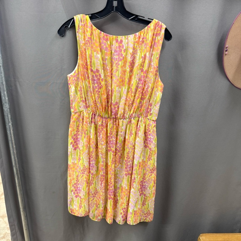 Shoshanna Size 10 Pink and Yellow Floral Dress